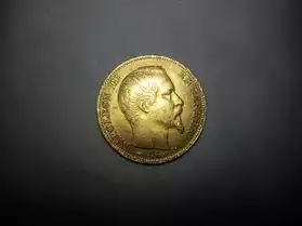 Pièce Or Napoléon III 20 francs 1855 A