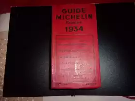 GUIDE ROUGE MICHELIN 1934