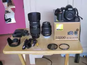 Nikon D3200 + objectif Tamron AF70-300mm