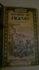 Histoire de France de E. LAVISSE