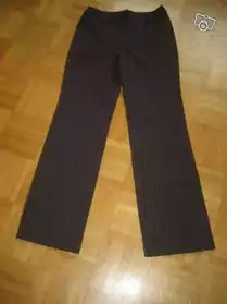 Pantalon marron rayé APART Taille 38