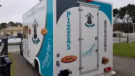 Food Truck camion à pizza et burger fri