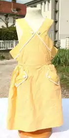 Robe vintage enfant bain de soleil coton
