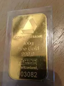 100 gramme or COMMERZBANK