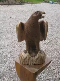 Aigle en bois