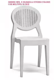 BARBARELLA chaise en polycarbonate