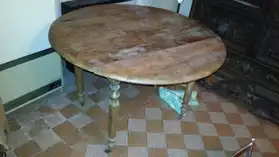 ancienne table pliante en bois