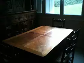 table en chêne