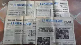 4 vieux journaux la marseillaise