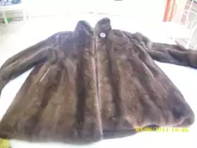 Manteau en fourrure de vison