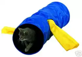 Tunnel chat à bruissement nylon 4 entrée