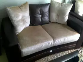 ensemble canapés+meuble COMPLET