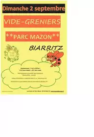 Vide-grenier 2018 du parc Mazon Biarritz