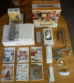 Console Nintendo Wii + manettes + Jeux