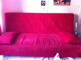 Vente canapé rouge ikea modèle beddinge