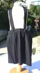 jupe plissée vintage marine 3 ans neuve