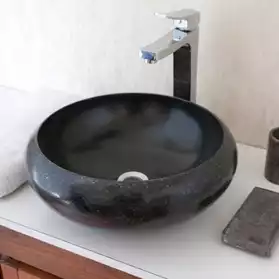 Vasque en Marbre Noir - Salle de bains