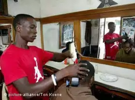 je suis un coiffeur africain