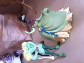 Lot Figurine Tiana et Prince Naveen