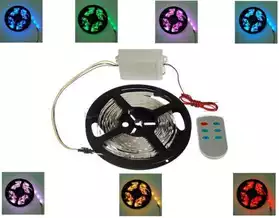 Rouleau strip de LED RGB 5m avec control