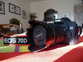 Canon 70D + 2 Objectifs et accessoires