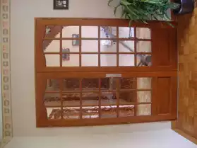 Porte d'intérieur bois vitré
