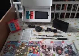 Nintendo Switch + 6 jeux