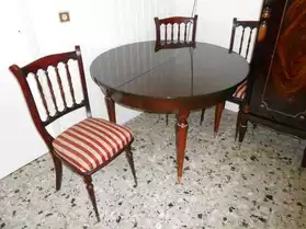 table + 4 chaises