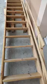 Escalier de meunier bois sapin 13 marche