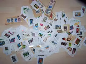 timbres collection obliterés