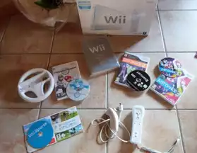 Console Wii + 4 jeux