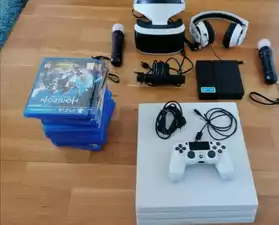 PS4 Pro+ PS VR + JEUX (prix négociable)