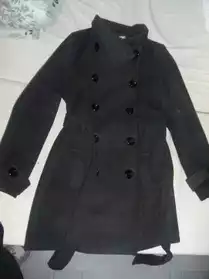 Manteau hiver gris femme