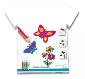 Vds tee-shirt à colorier pour enfant