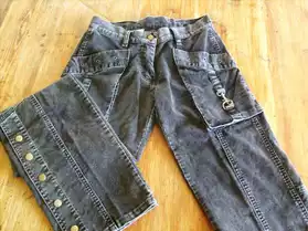 Pantalon gothique velours 34 (2)