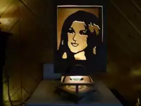 Lampe portrait Celine Dion