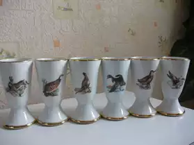 Anciens mazagrans mug porcelaine de luxe