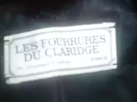 Manteau de vison Claridge Paris