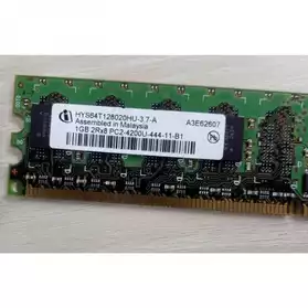 RAM 1GB 2Rx8 PC2-4200U-444-11-B1 HYS64T1