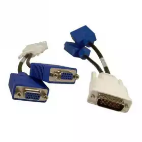 Câble HP répartiteur Y DMS-59 vers VGA D