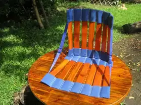 Chaise pliante en bambou Moso