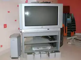 TV+ adaptateur TNT+home cinéma+meuble