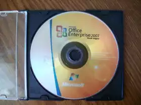 Licence Micosoft Office Enterprise 2007