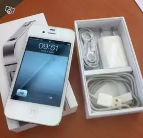 Iphone 4S blanc 32Gb débloqué et facture
