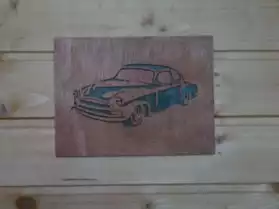Tableau mural voiture ancienne