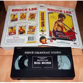 3 cassettes vhs Bruce Lee --René Chateau