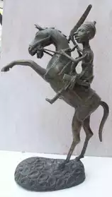 Magnifique statuette en bronze du XVIIIe