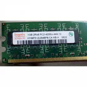 RAM HYNIX 1GB 2Rx8 PC2-4200U-444-12 HYMP