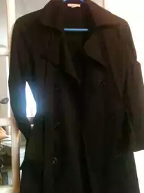 vends manteau/trench AXARA noir Taille M