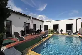 villa contemporaine130m2 terrain piscine